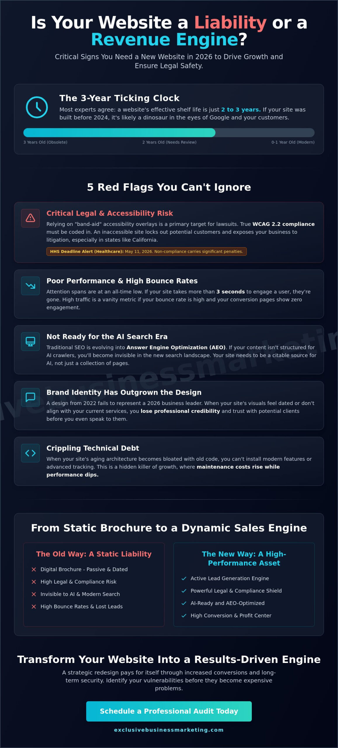 10 Critical Signs You Need a New Website in 2026: The Ultimate Business Checklist